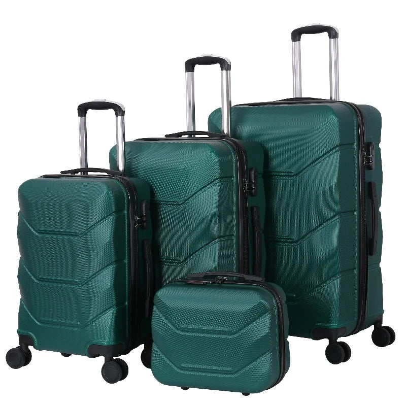 KTX-995731 Carry-On Hard Shell Suitcases – 20", 24", and 28" Travel Luggage Sets