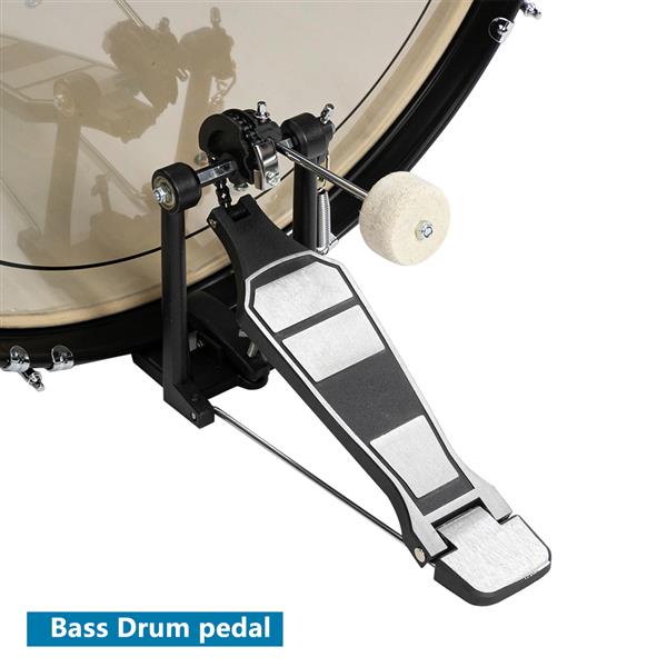 KTX-141331 22in Double-layer Oil Skin Drum with Five Drums and Black Frame