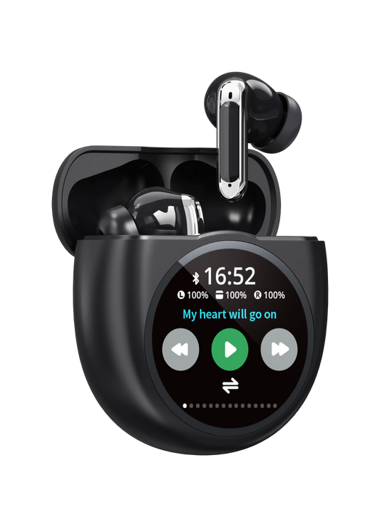 KTX-445203 YX35 Wireless Earbuds with Active Noise Cancellation, Smart Screen, and LED Battery Indicator