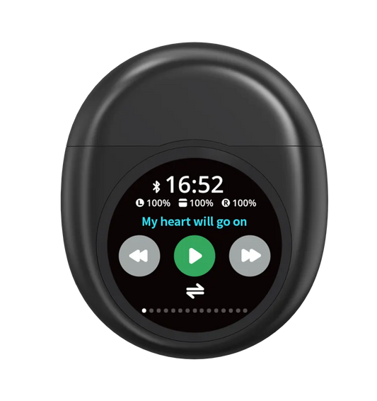 KTX-445203 YX35 Wireless Earbuds with Active Noise Cancellation, Smart Screen, and LED Battery Indicator