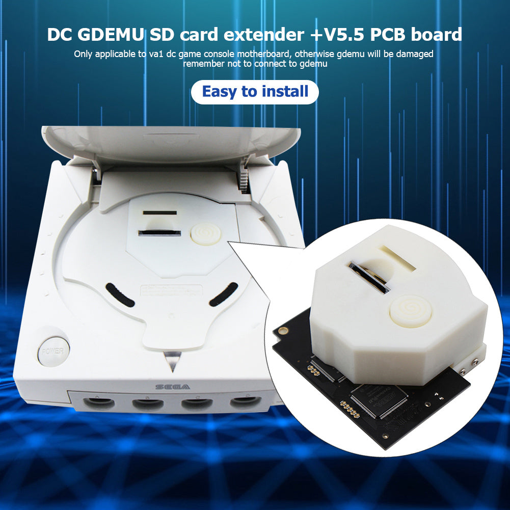 KTX-532371 SD Card Installation Kit Extension Adapter for Game Consoles - White