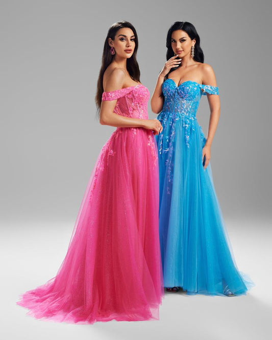 KTX-150675 Elegant Pink Evening Dress for Special Occasions - Model EZ25002