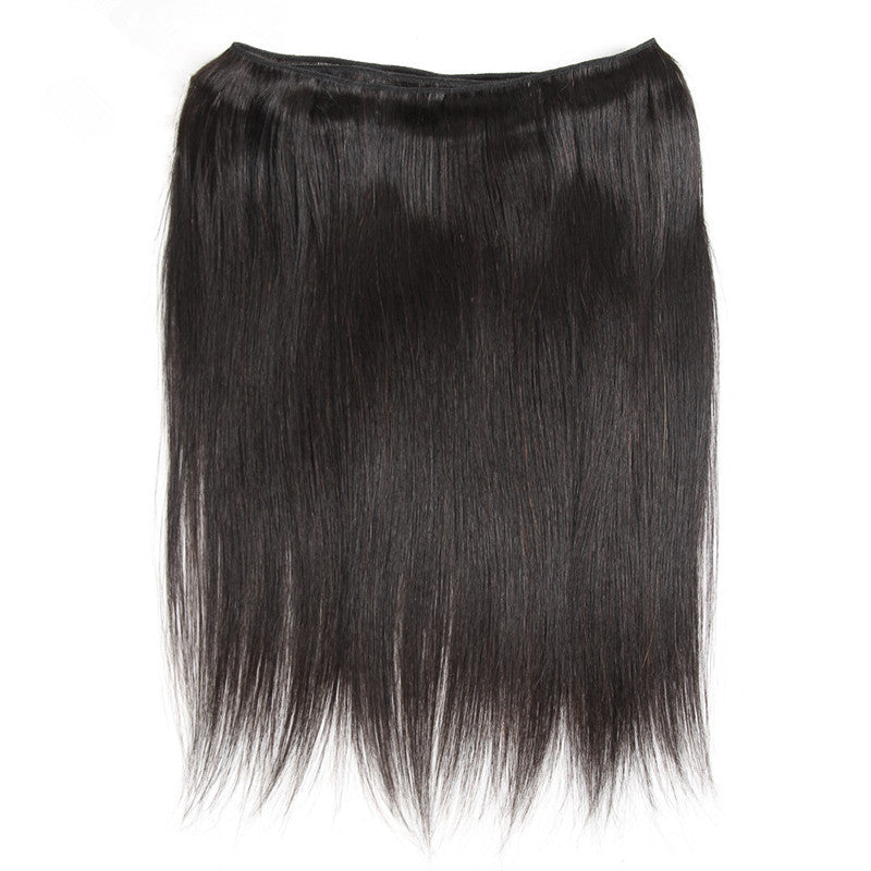 KTX-296595 Long Peruvian Real Hair Wig - Smooth, Straight, Dyeable and Ironable Options