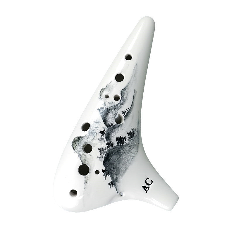 KTX-107411 Beginner-Friendly 12-Hole Ocarina for Learning and Performance
