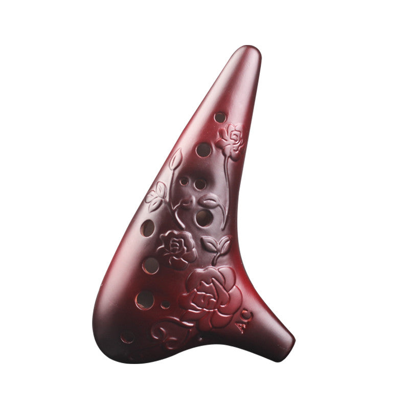 KTX-107411 Beginner-Friendly 12-Hole Ocarina for Learning and Performance