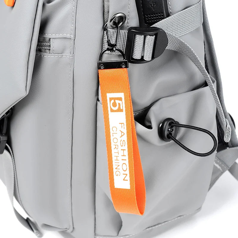 KTX-035091 Large Capacity 17 Inch Polyester Backpack for College and Travel, Ideal School Bag for Men