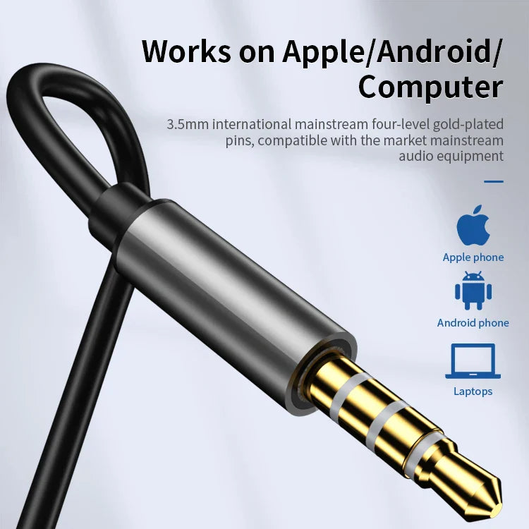 KTX-426835 3.5mm Wired Earphones with Handsfree Microphone and Stereo Sound