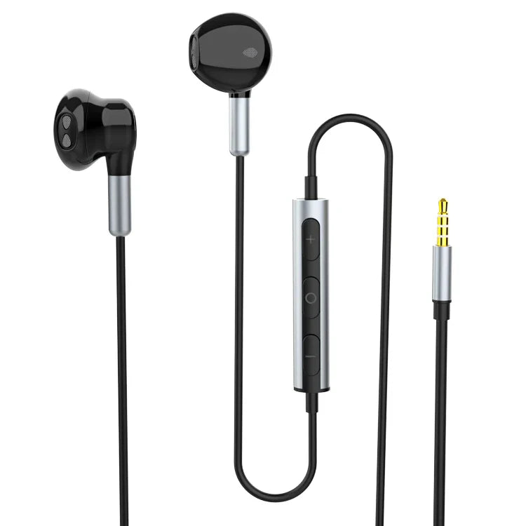 KTX-426835 3.5mm Wired Earphones with Handsfree Microphone and Stereo Sound