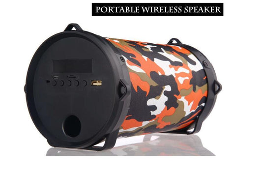 KTX-496403 Portable Bluetooth Speaker with 5W Output, Built-in Lithium Battery, and FM Radio – Multiple Colors Available