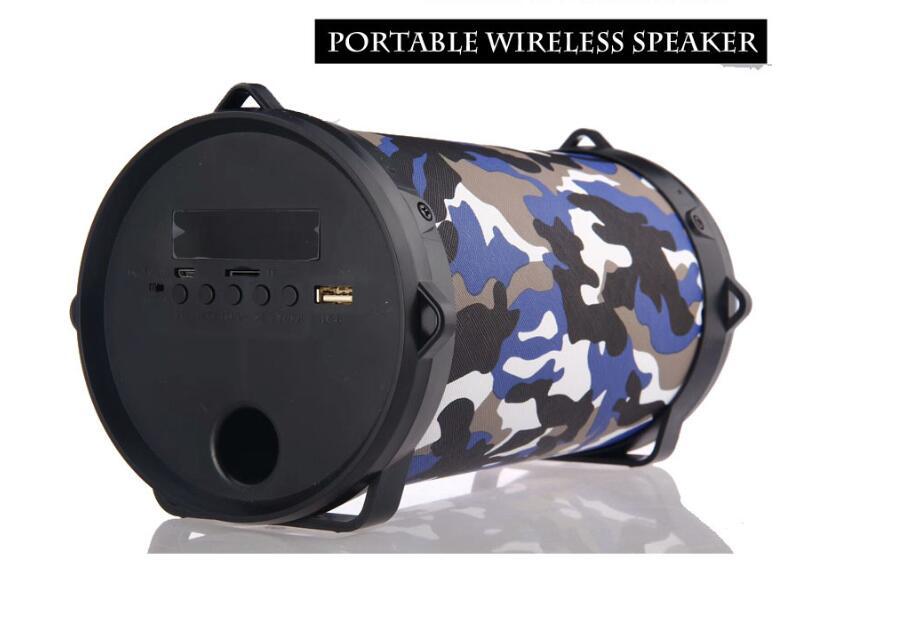 KTX-496403 Portable Bluetooth Speaker with 5W Output, Built-in Lithium Battery, and FM Radio – Multiple Colors Available