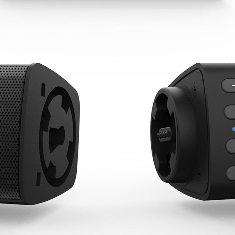 KTX-020691 Foldable Bluetooth Split Speaker with Built-in Lithium Battery, 2000 mAh, 2.5 Hour Playtime, 5W Output, USB Connectivity, and 32GB Expansion Support