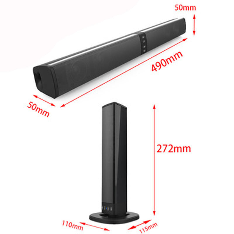 KTX-020691 Foldable Bluetooth Split Speaker with Built-in Lithium Battery, 2000 mAh, 2.5 Hour Playtime, 5W Output, USB Connectivity, and 32GB Expansion Support