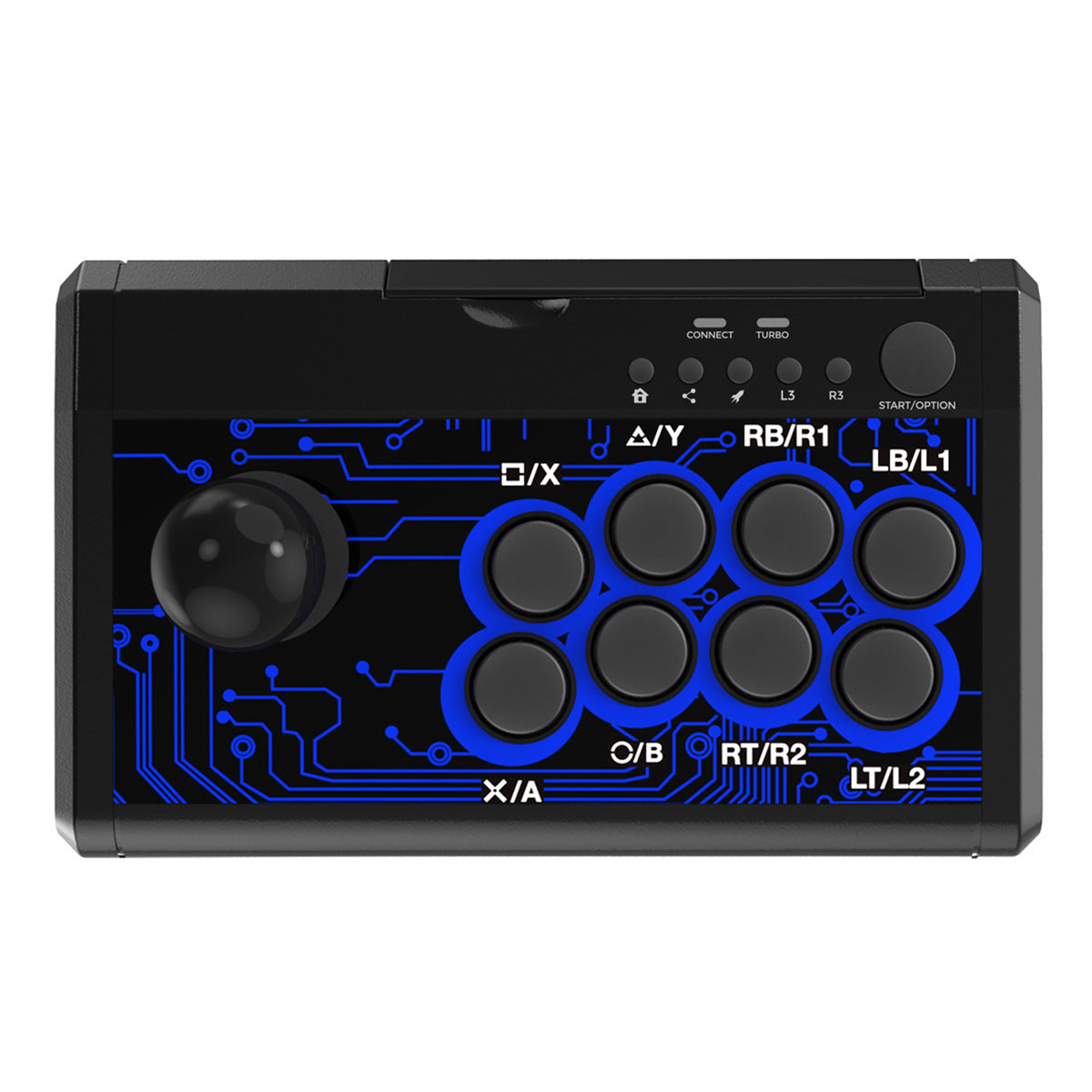 KTX-005715 USB Wired Game Joystick for Switch, PS4, PS3, XBOX One, XBOX 360, PC, and Android