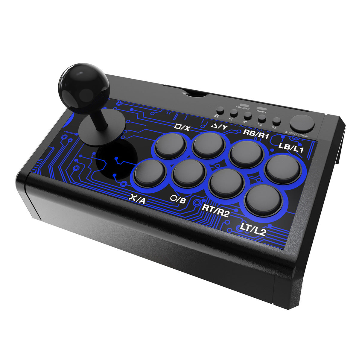 KTX-005715 USB Wired Game Joystick for Switch, PS4, PS3, XBOX One, XBOX 360, PC, and Android