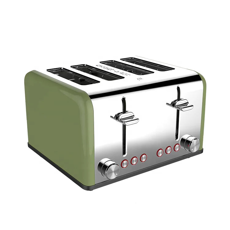 KTX-734099 4-Slice Toaster with Visible Window and Sandwich Setting, Electric Pop-Up Bread Toaster