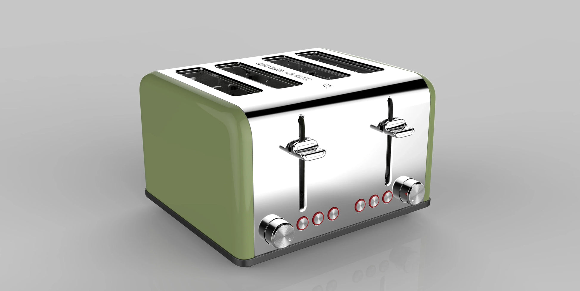 KTX-734099 4-Slice Toaster with Visible Window and Sandwich Setting, Electric Pop-Up Bread Toaster