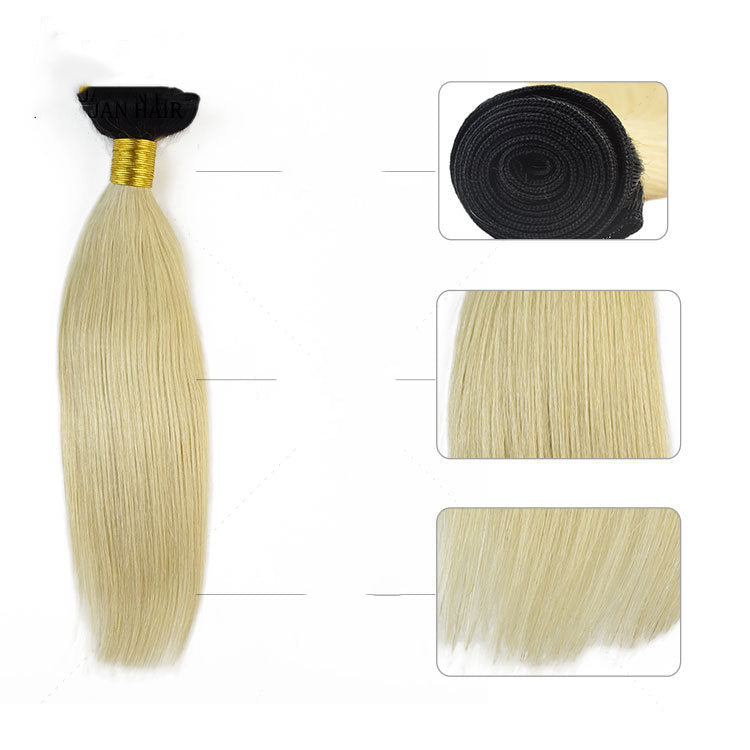 JMT-282186 Natural Long Hair Gradation Wig for Ladies