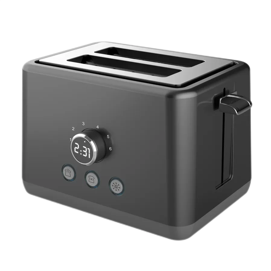 KTX-486611 Classic Vintage Digital Bread Toaster with LED Display and Touch Control
