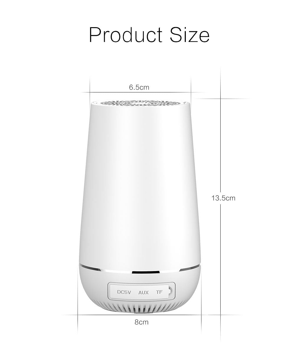KTX-642131 Portable Wireless Bluetooth Speaker with 3.7V Battery, AUX Input, and 6W Power Output