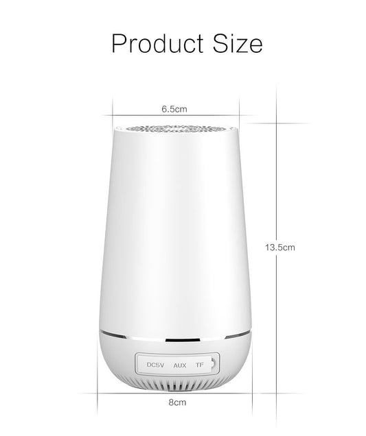 KTX-642131 Portable Wireless Bluetooth Speaker with 3.7V Battery, AUX Input, and 6W Power Output