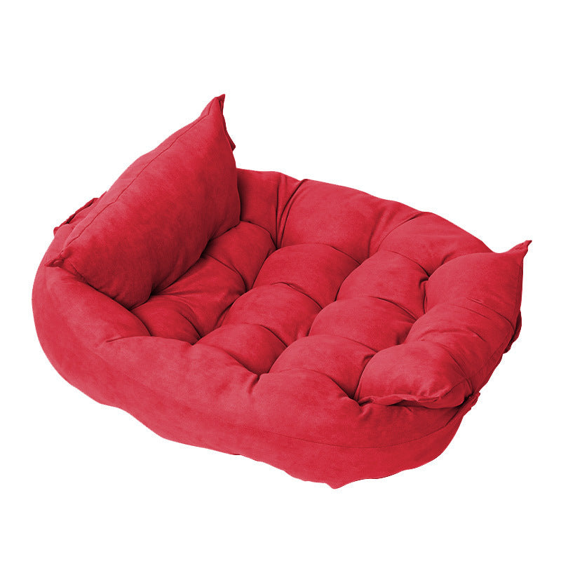 JMT-289866 Summer Folding Dog Sofa Bed - Soft Pet Mat for Small to Medium Dogs, Cozy and Versatile Kennel in Various Colors and Sizes
