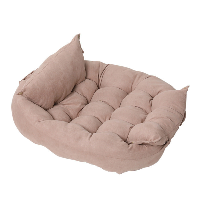 JMT-289866 Summer Folding Dog Sofa Bed - Soft Pet Mat for Small to Medium Dogs, Cozy and Versatile Kennel in Various Colors and Sizes