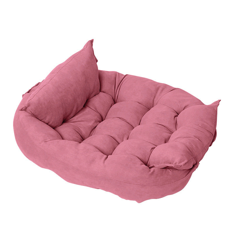 JMT-289866 Summer Folding Dog Sofa Bed - Soft Pet Mat for Small to Medium Dogs, Cozy and Versatile Kennel in Various Colors and Sizes