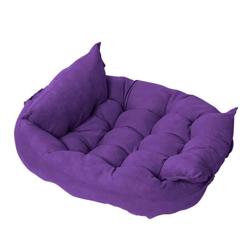 JMT-289866 Summer Folding Dog Sofa Bed - Soft Pet Mat for Small to Medium Dogs, Cozy and Versatile Kennel in Various Colors and Sizes