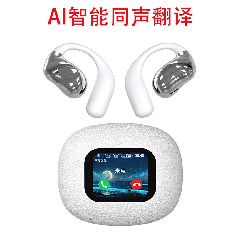 KTX-886995 AI Translation Wireless Headset with ANC Noise Reduction and Ultra-long Battery Life