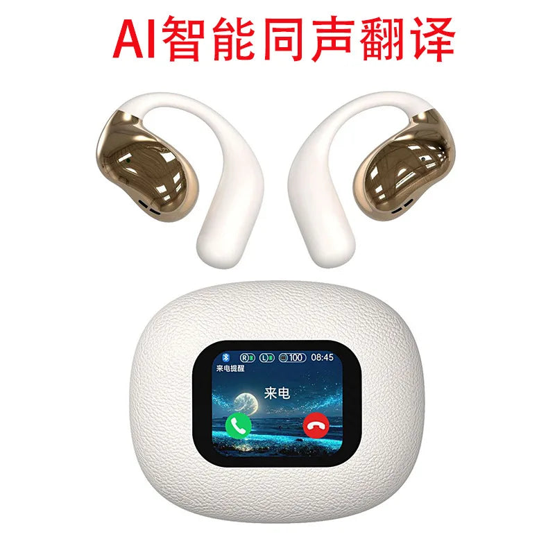 KTX-886995 AI Translation Wireless Headset with ANC Noise Reduction and Ultra-long Battery Life