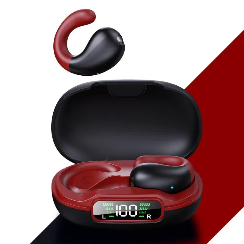 KTX-673427 Wireless Earphones with AI Translation, Noise Reduction, and Digital Display - Sport Design