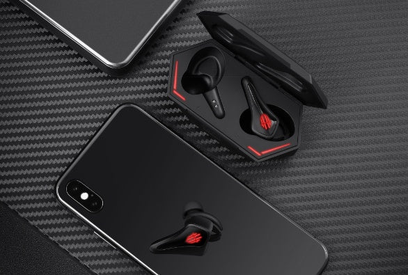 KTX-670291 Red Magic TWS Wireless Gaming Earbuds - Bluetooth 5.0, IPX5 Waterproof, In-Ear Design, 50m Range, Black