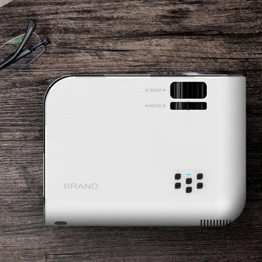 KTX-668499 HD 1080p Wireless Projector with USB, HDMI, and VGA Inputs for Mobile Devices