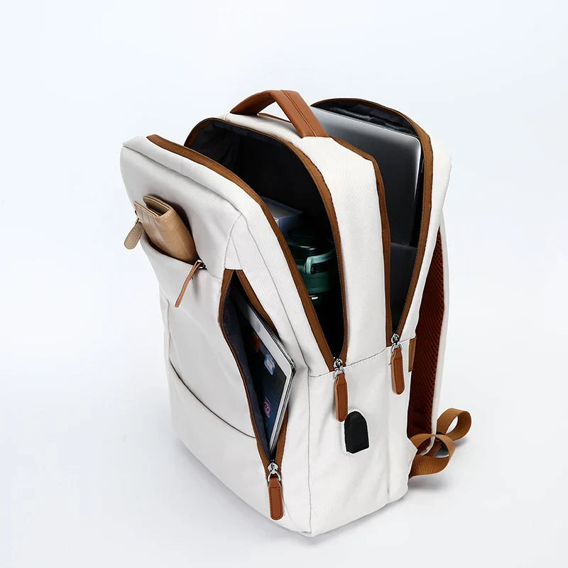 KTX-553619 Waterproof USB Charging Laptop Backpack for Outdoor Use with Computer Mezzanine