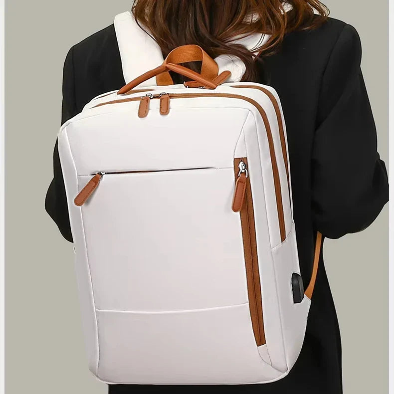 KTX-553619 Waterproof USB Charging Laptop Backpack for Outdoor Use with Computer Mezzanine