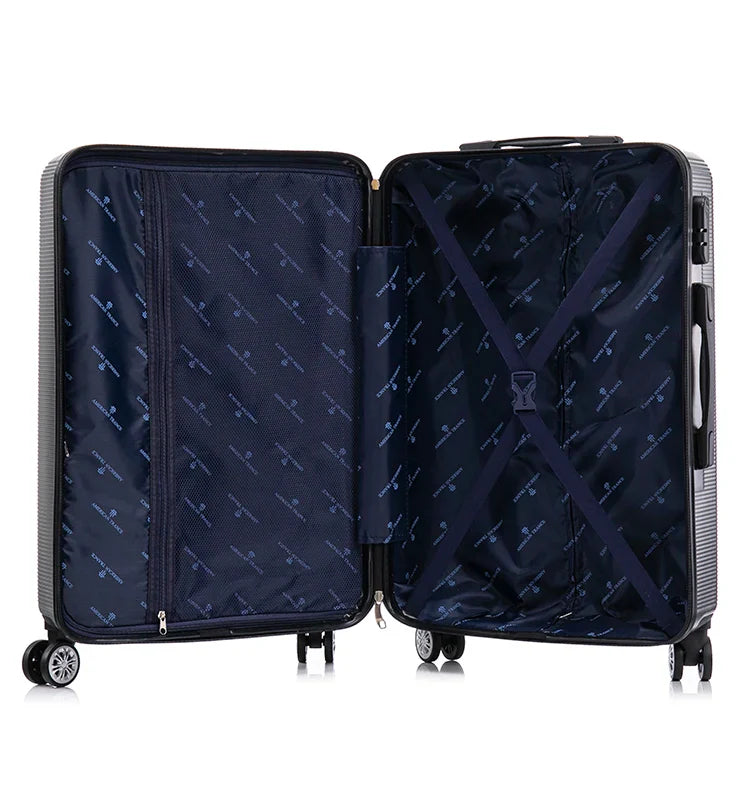 KTX-931347 3-Piece Double-Wheel Luggage Set for Outdoor Travel - Durable, Quiet, and Versatile Suitcases