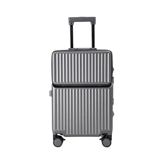 KTX-176531 Compact 20-Inch Modern Carry-On Suitcase with Cup Holder and Lightweight PC & ABS Design