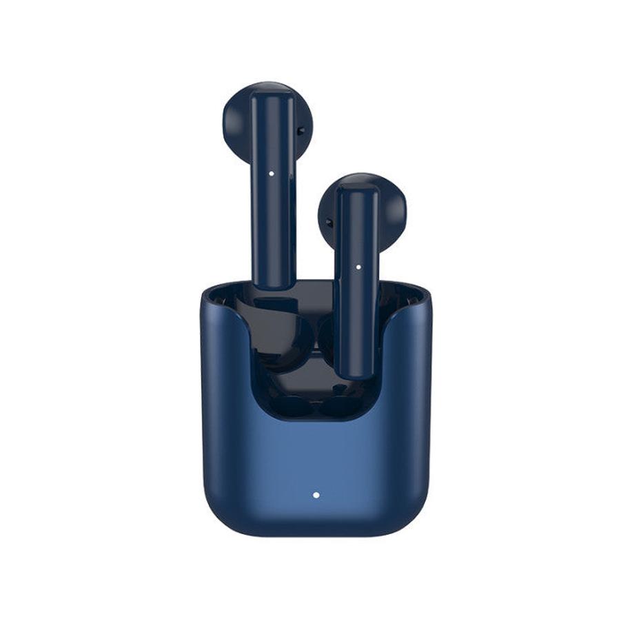 KTX-607763 Wireless Bluetooth Semi-In-Ear Headset for Sports and Running with Battery Display and Voice Control - Blue