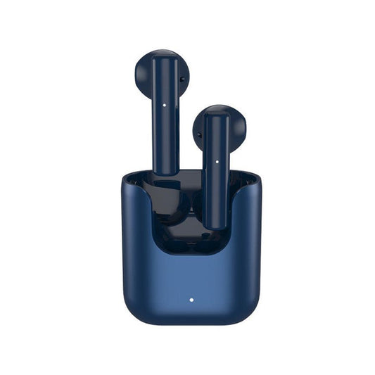 KTX-607763 Wireless Bluetooth Semi-In-Ear Headset for Sports and Running with Battery Display and Voice Control - Blue