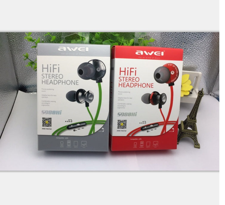 KTX-726931 Stylish S980HI In-Ear Wired Headphones for Music and Voice with Noise Cancellation