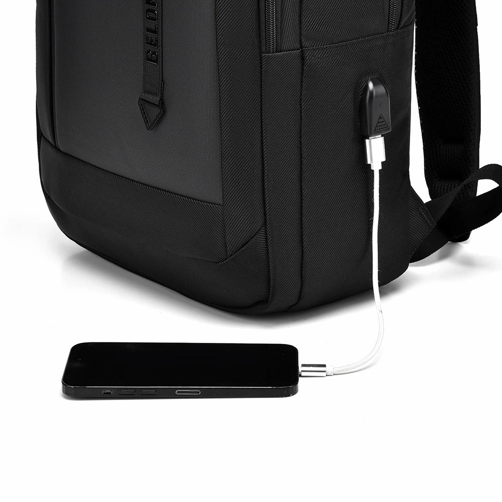 KTX-977299 Waterproof Travel Laptop Backpack with Custom Logo for Business and Office Use