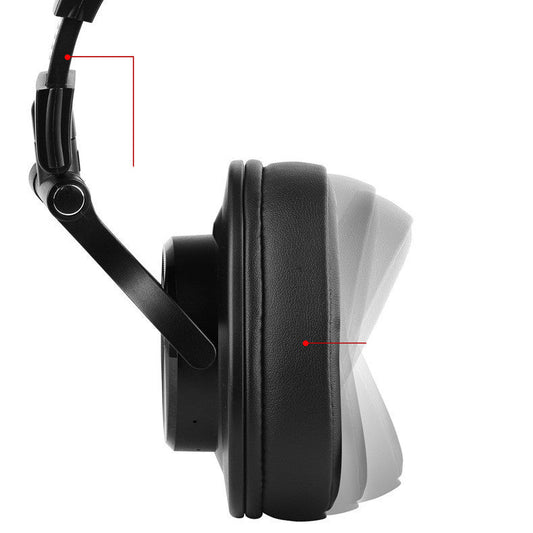 KTX-048851 Wireless Bluetooth Headset with 40mm Speaker, 950mA Battery, and Waterproof Storage Bag
