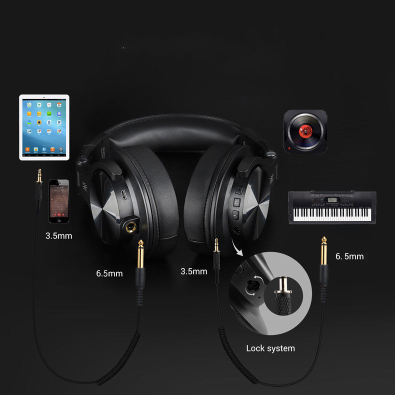 KTX-048851 Wireless Bluetooth Headset with 40mm Speaker, 950mA Battery, and Waterproof Storage Bag