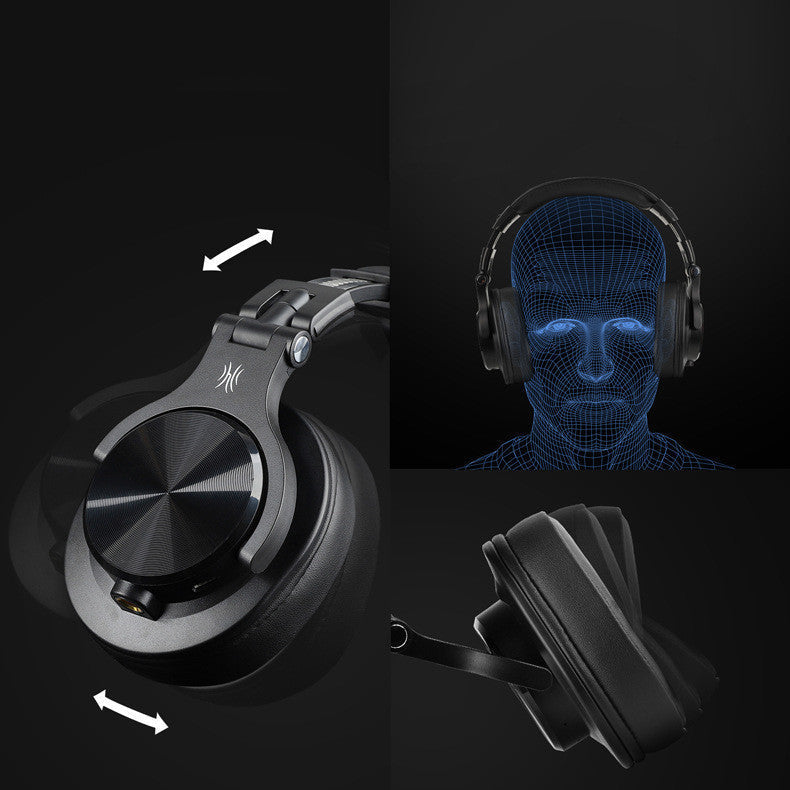 KTX-048851 Wireless Bluetooth Headset with 40mm Speaker, 950mA Battery, and Waterproof Storage Bag