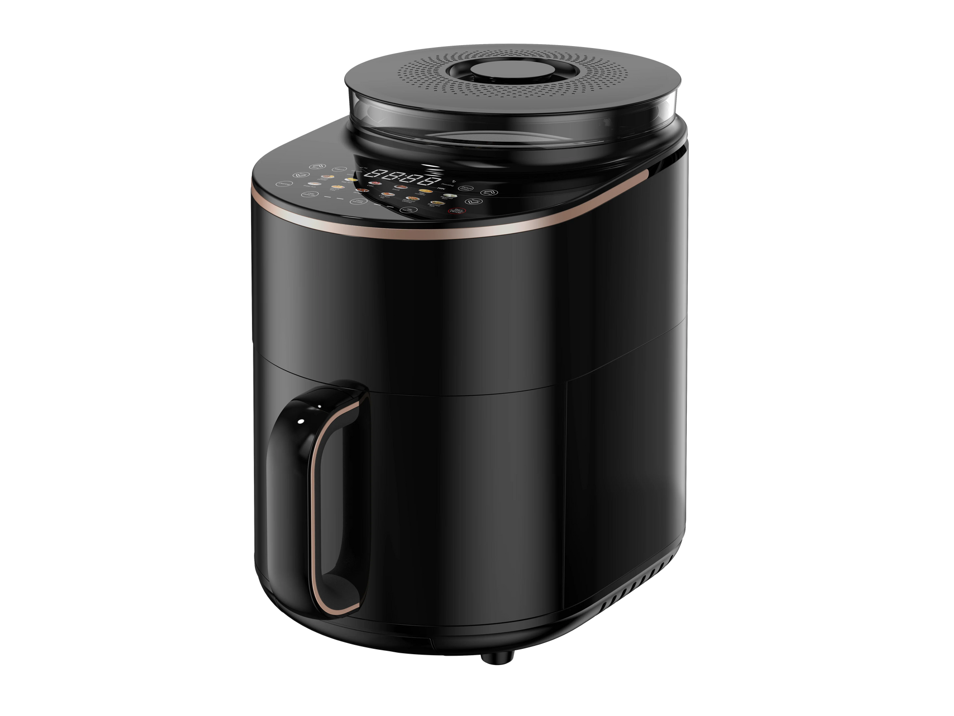 KTX-482835 Large Capacity 4.5L Steam Air Fryer with Visible Cooking Pot for Multifunctional Home and Commercial Use
