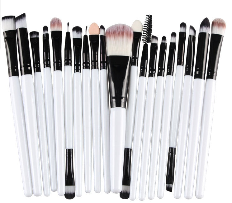 KTX-400979 Makeup Brush Set with Loose Powder, Blush, and Eye Shadow Brushes in OPP Bag