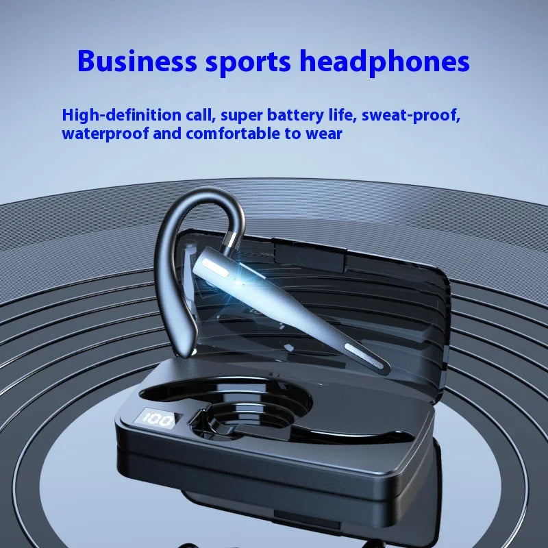 KTX-132179 Unisex In-Ear Wireless Headset with LED Driver for Business Use, Featuring JL Chipset Bluetooth