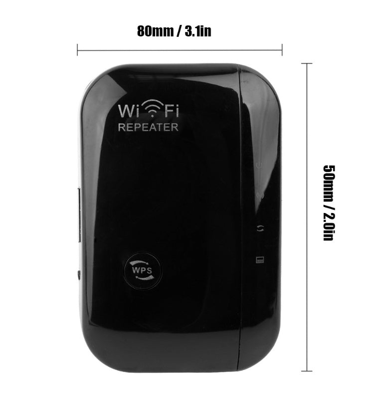 KTX-928339 Wireless WiFi Repeater Signal Amplifier - 300Mbps for Enhanced Internet Coverage