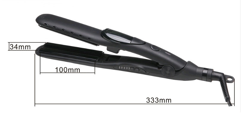 KTX-418451 Tourmaline Ceramic Steam Hair Straightener with Dual-Use Atomizing Feature for Wet and Dry Hair
