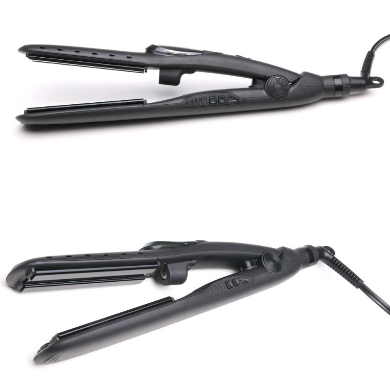 KTX-418451 Tourmaline Ceramic Steam Hair Straightener with Dual-Use Atomizing Feature for Wet and Dry Hair